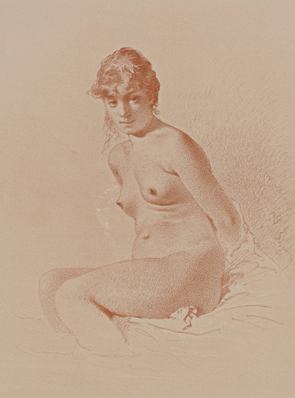 Nude Print by Михай Зичи — digital art print download
