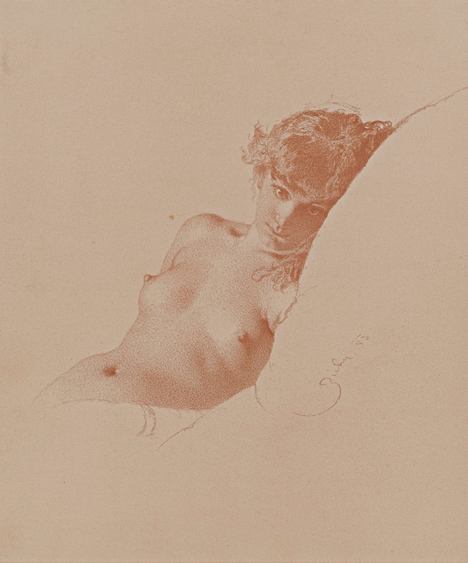 Nude Print by Михай Зичи — digital art print download