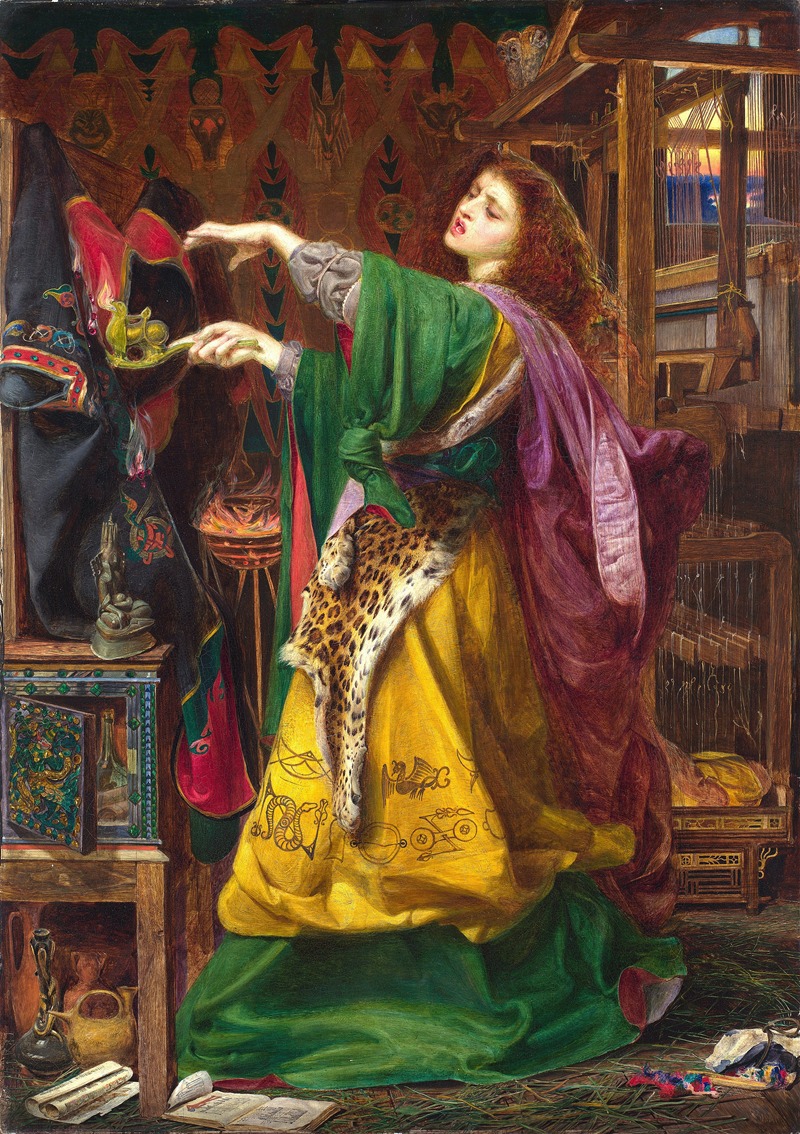 Morgan-Le-Fay by Фредерик Сэндис, 1864 — digital art print download
