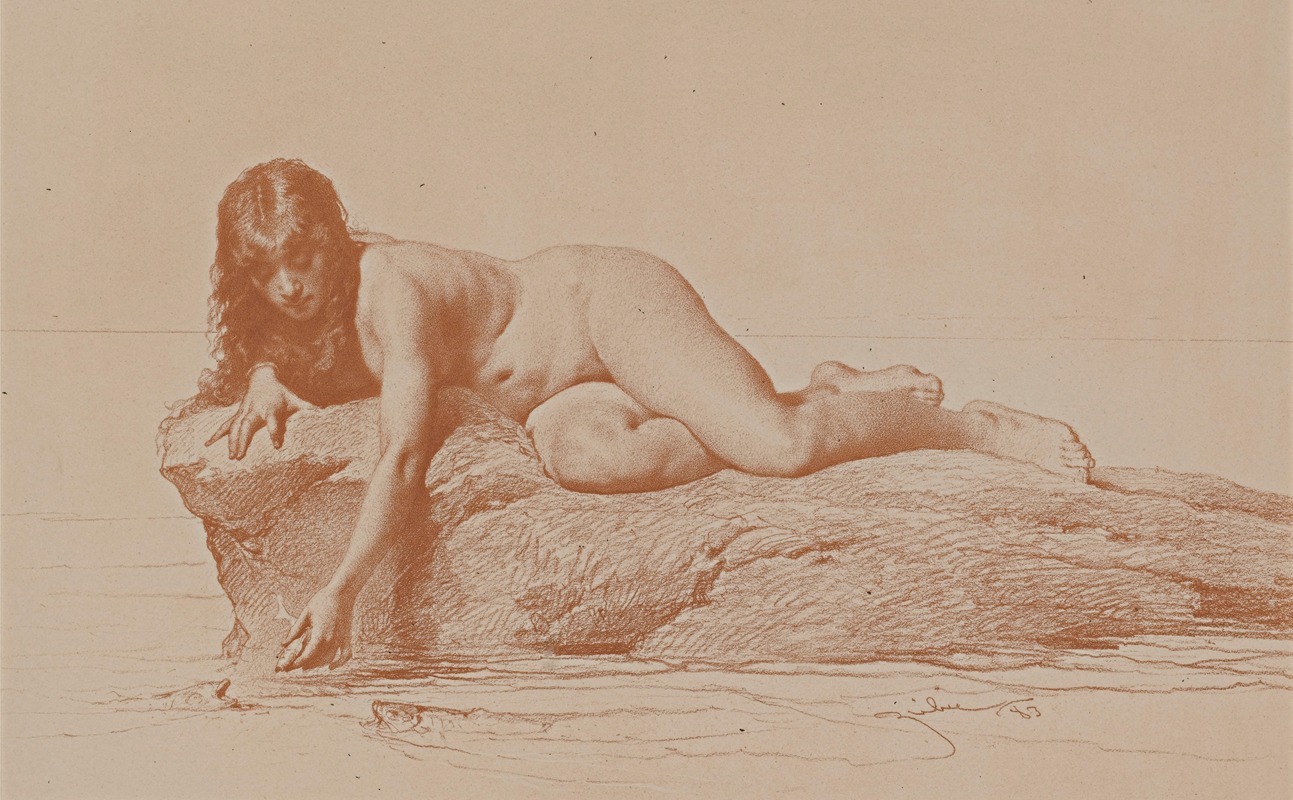 Nude Print by Михай Зичи — digital art print download