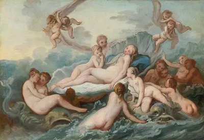 The Birth Of Venus by Pierre Charles Trémolières — digital art print download