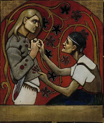 The Fratricide by Аксели Галлен-Каллела, 1897 — digital art print download