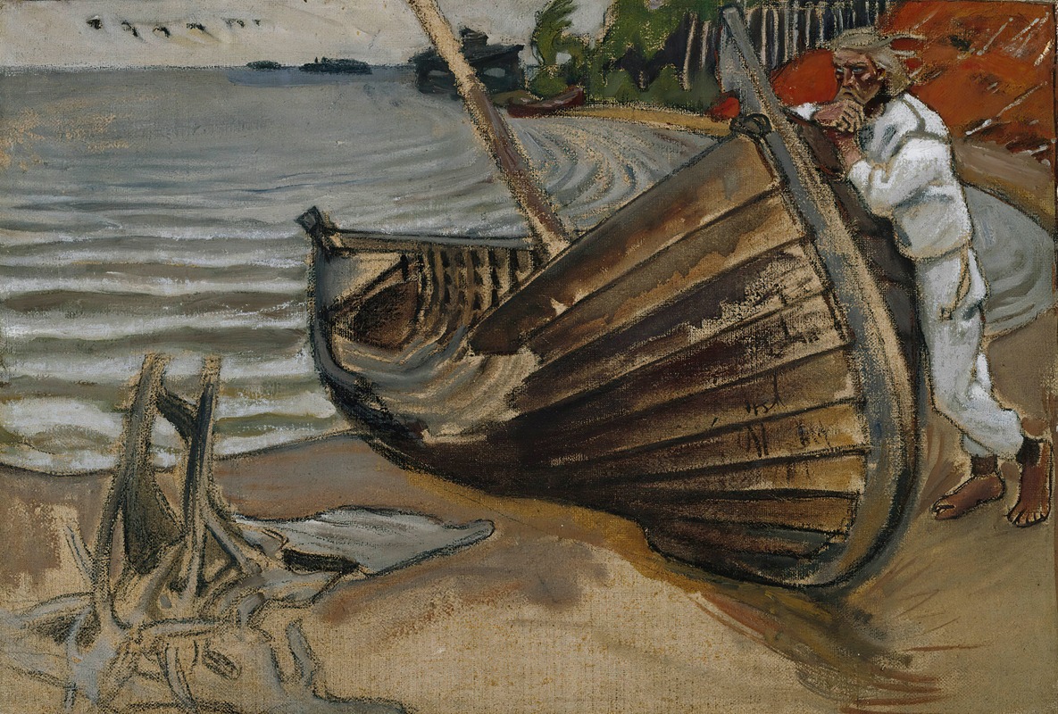 The Lamenting Boat by Akseli Gallen-Kallela, 1906 — digital art print download