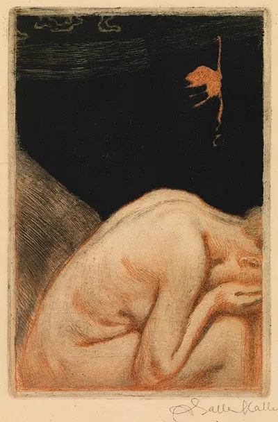 The Swan Of Tuonela by Аксели Галлен-Каллела, 1904 - 1905 — digital art print download