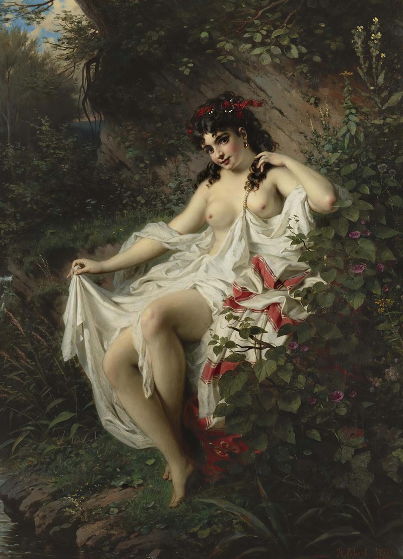 Spring In The Woods by Антон Эберт, 1875 — digital art print download