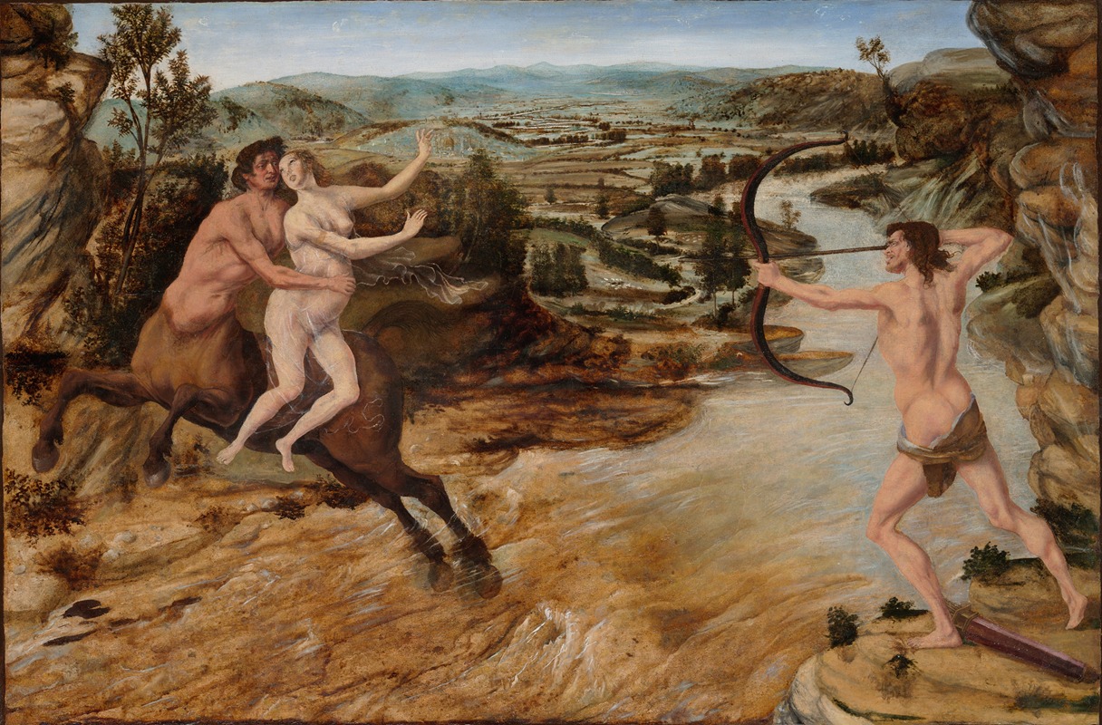 Hercules and Deianira by Antonio del Pollaiuolo — digital art print download