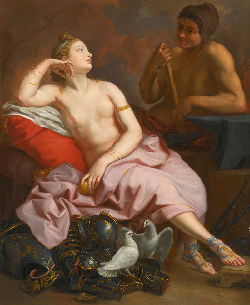 Venus In The Forge Of Vulcan — Circle Of Jean Siméon Berthélemy