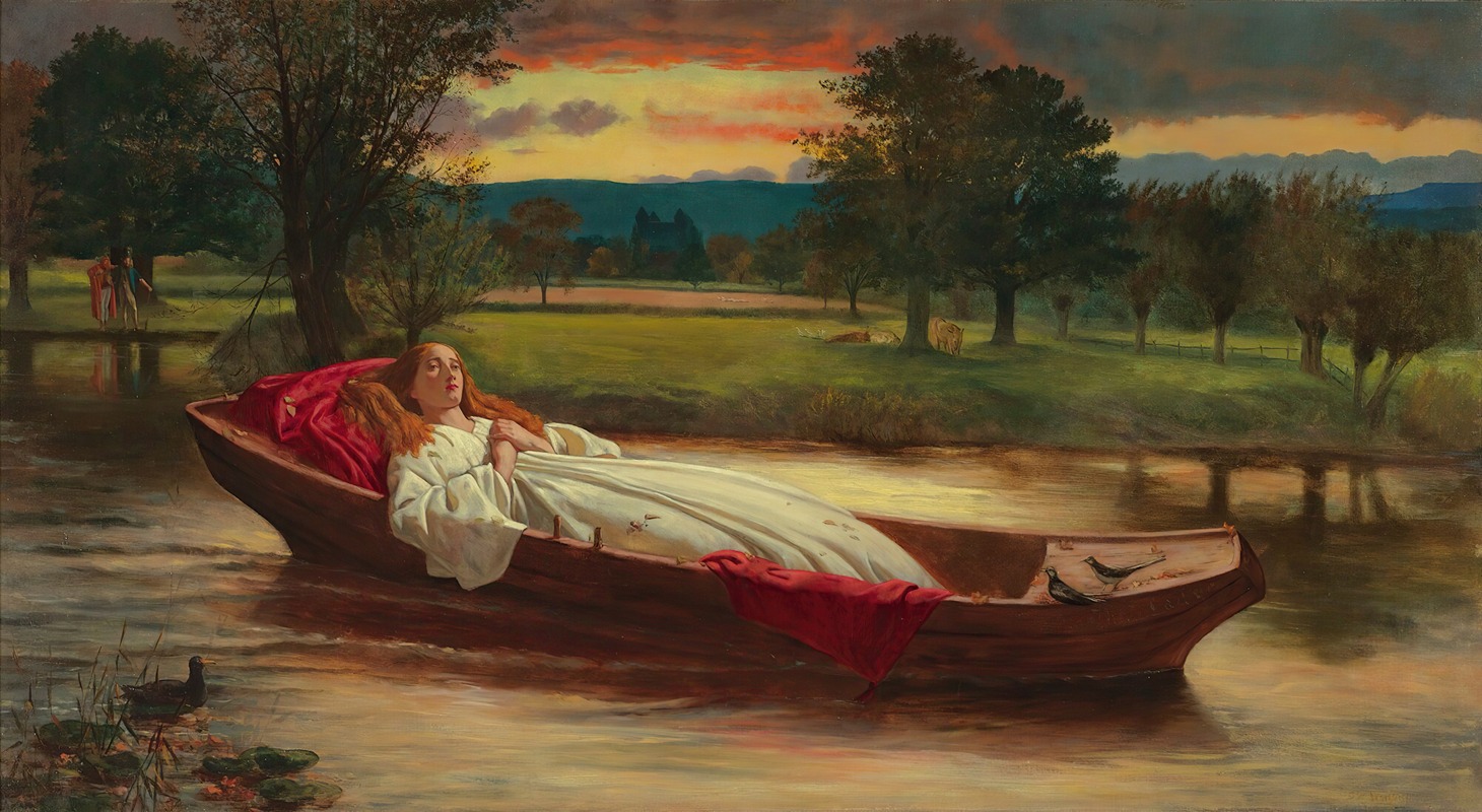 The Lady Of Shallot — David Wilkie Wynfield