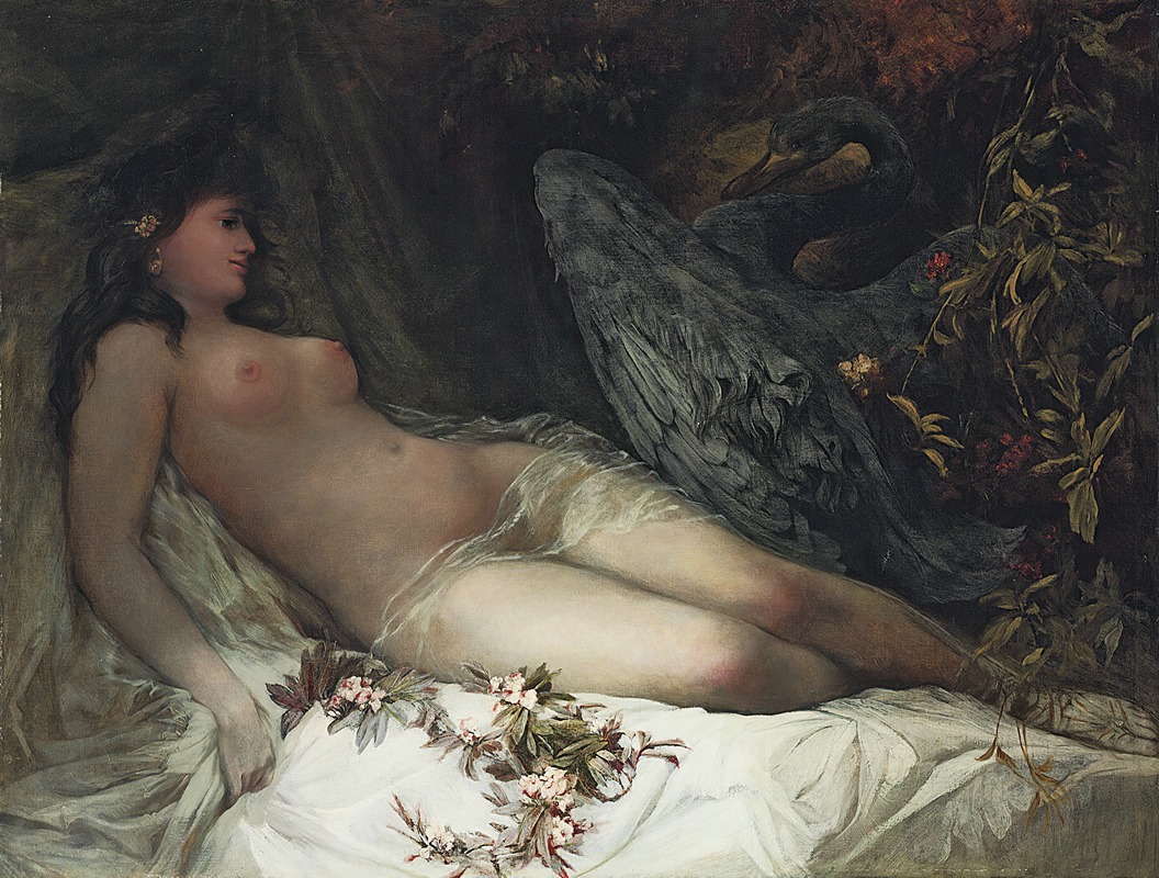 Leda And The Swan by Ганс Макарат — digital art print download