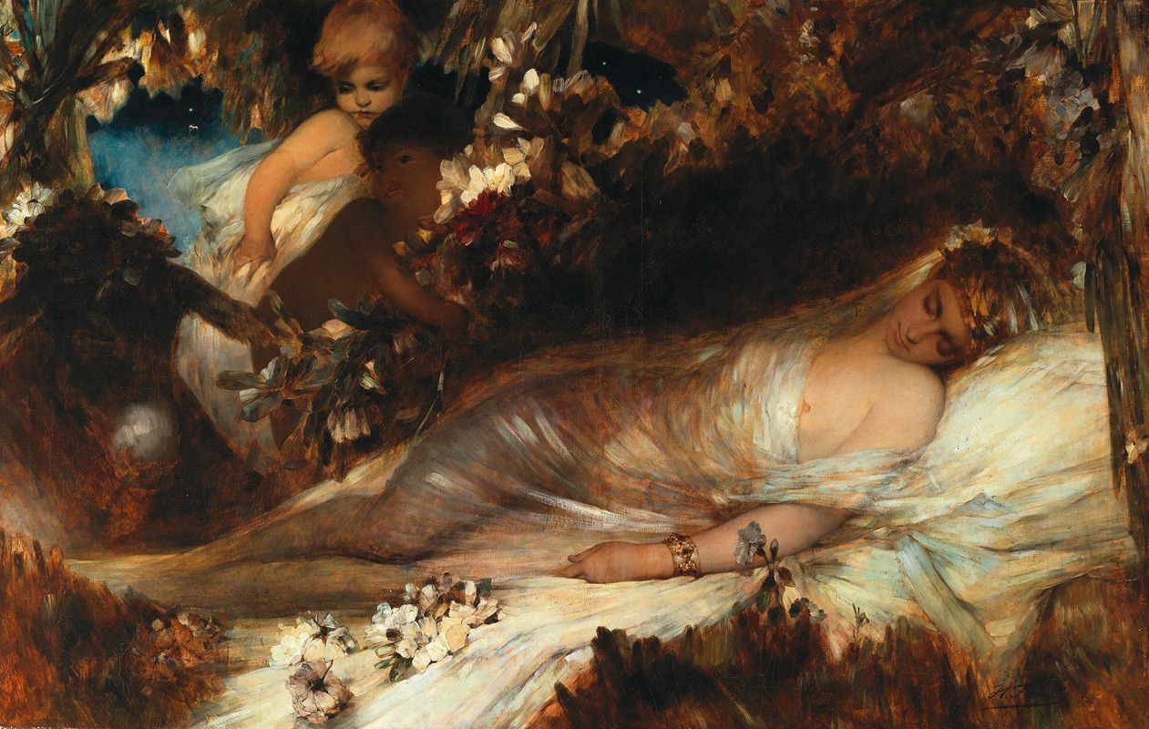 Titania Sleeping by Heinrich Faust — digital art print download