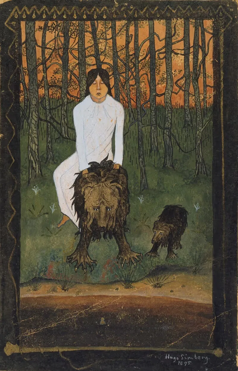 Сказка I by Хуго Симберг, 1895 — digital art print download