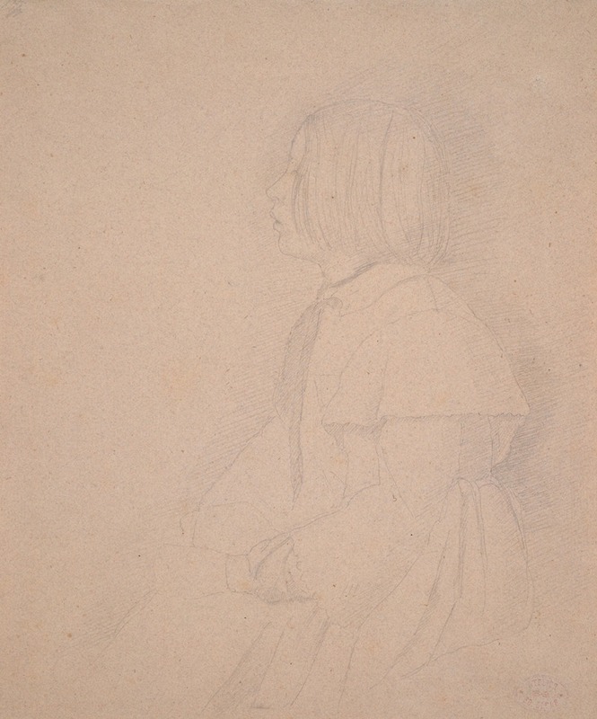 Portrait of Giulia Bellelli — Edgar Degas