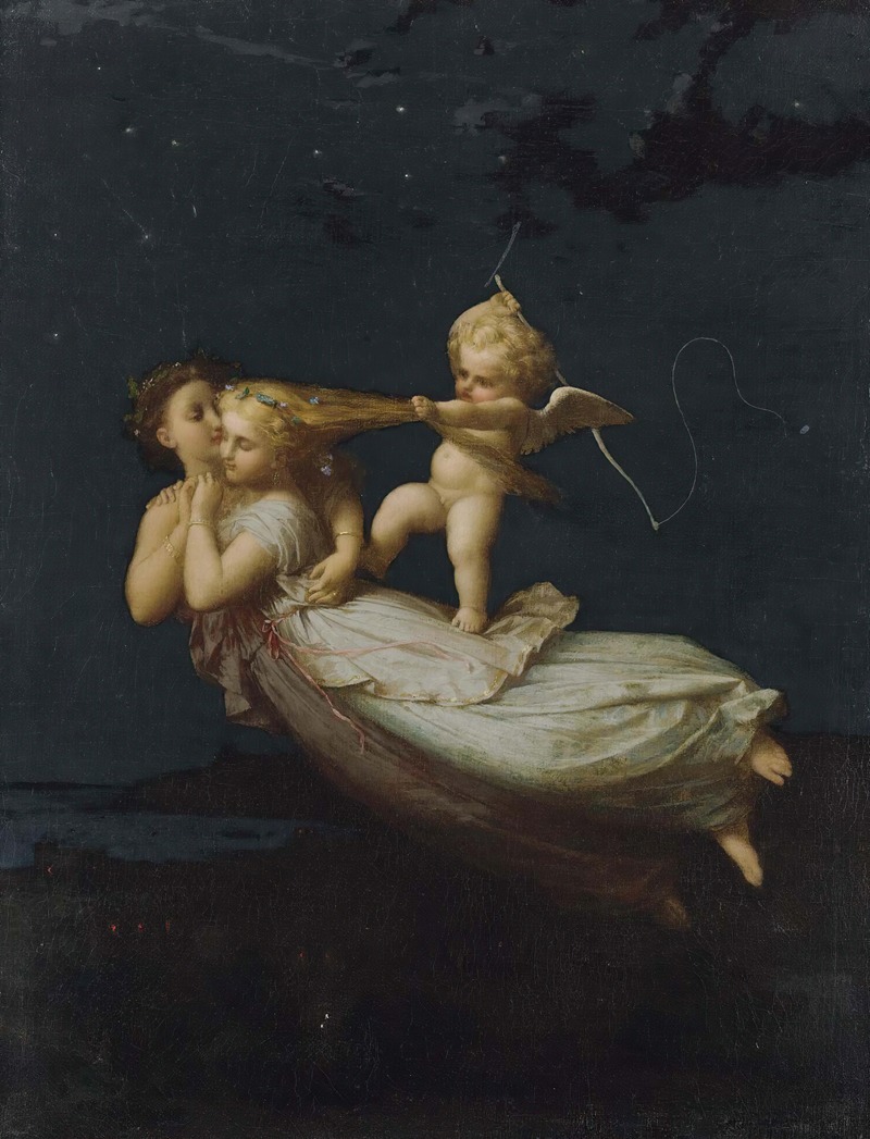 La Nuit by Жан-Луи Амон, 1866 — digital art print download