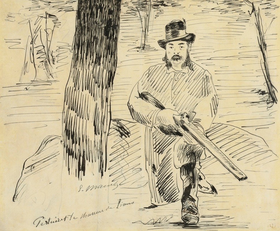 Pertuiset, Le Chasseur De Lions — Эдуар Мане
