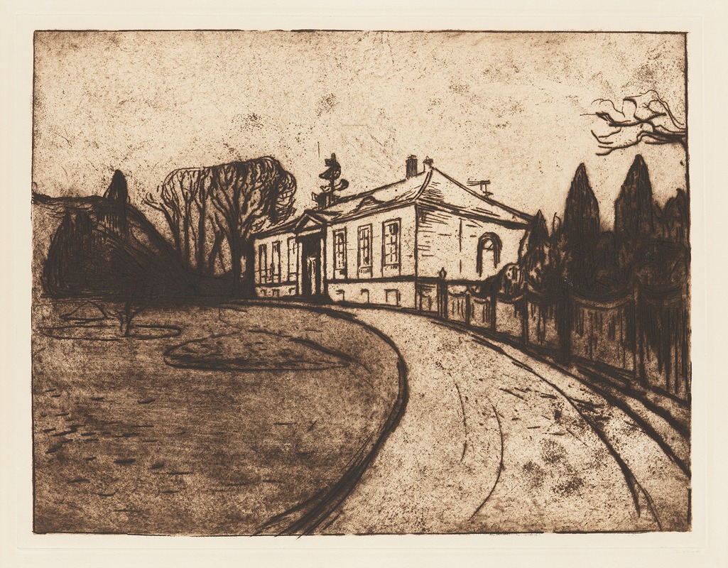 Das Haus by Edvard Munch, 1902 — digital art print download