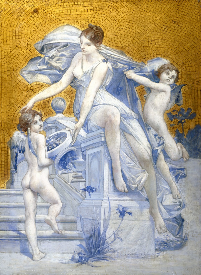Allégorie de la Fortune by Люк-Оливье Мерсон, 1896 — digital art print download
