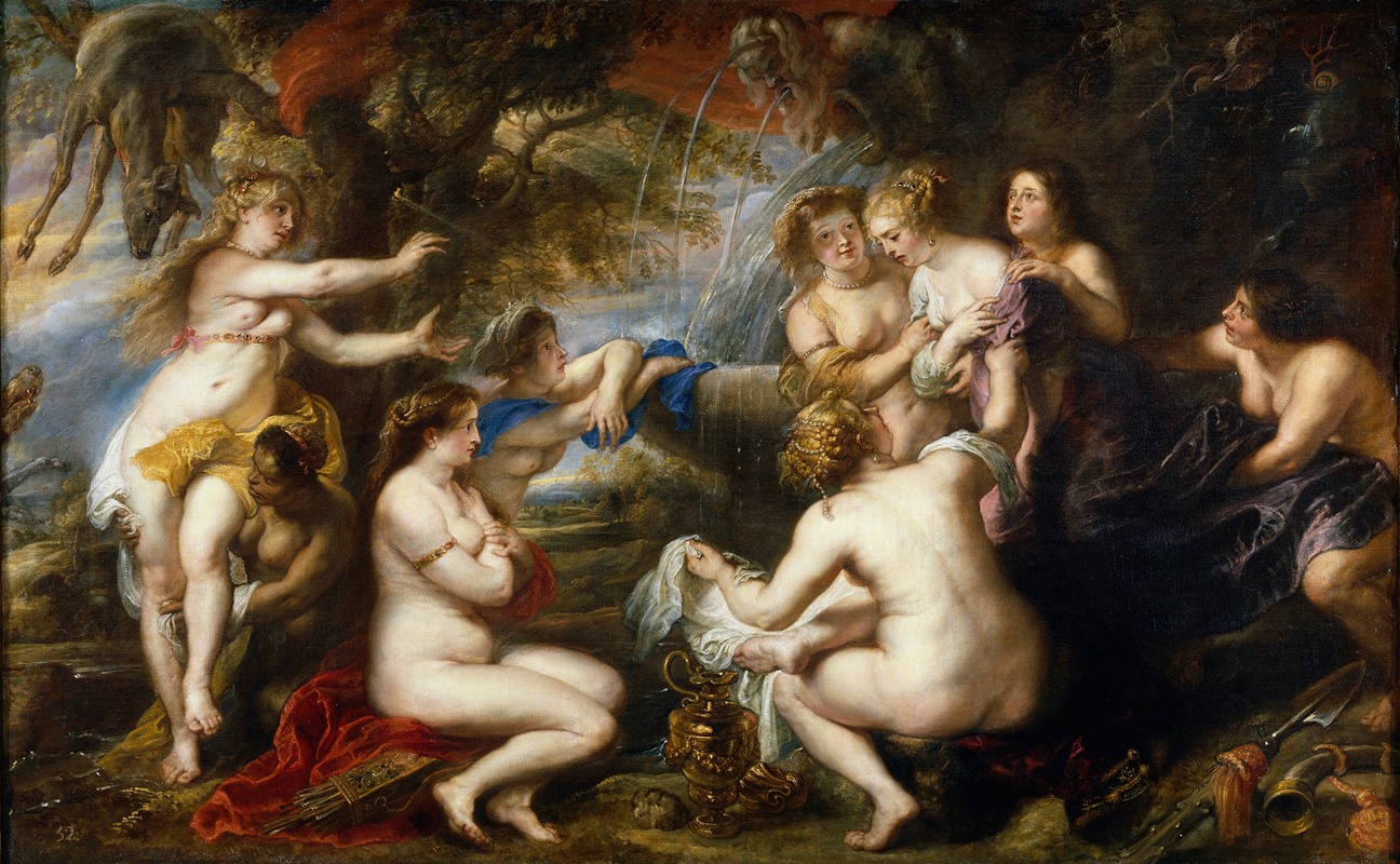 Diana And Callisto by Петер Пауль Рубенс, 1635 — digital art print download