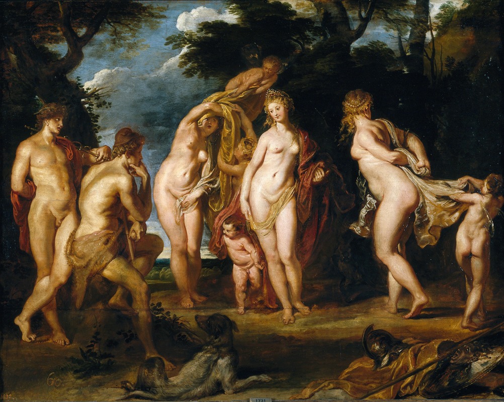The Judgment Of Paris by Петер Пауль Рубенс — digital art print download