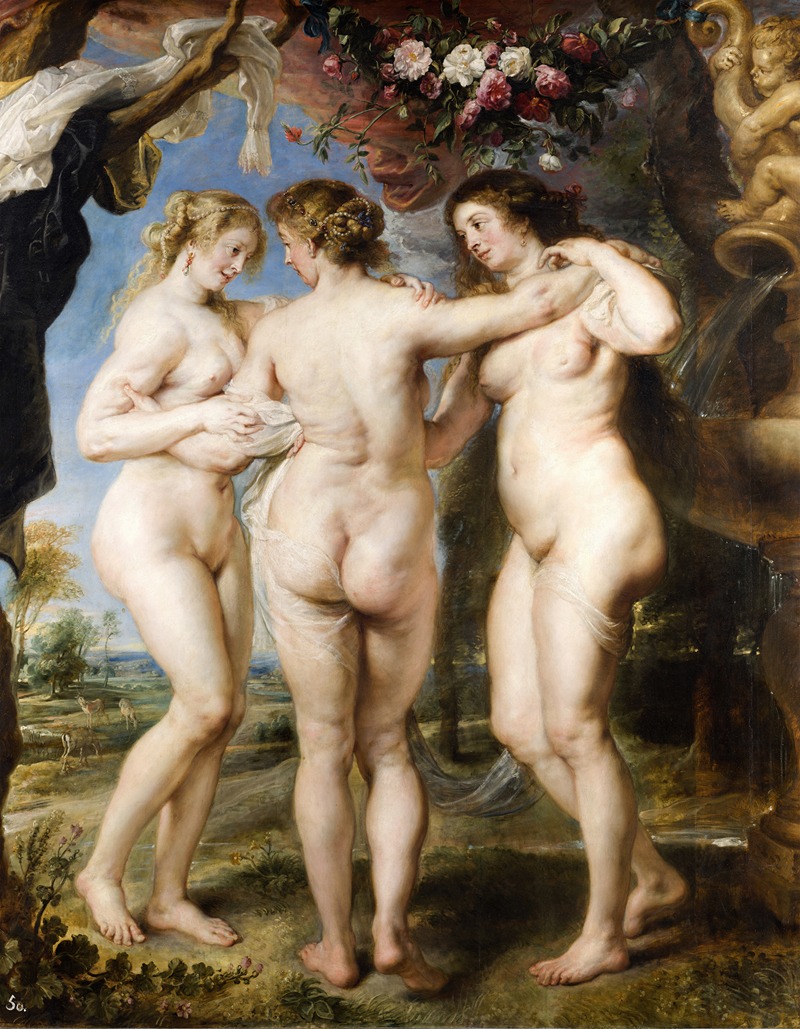 The Three Graces by Петер Пауль Рубенс — digital art print download