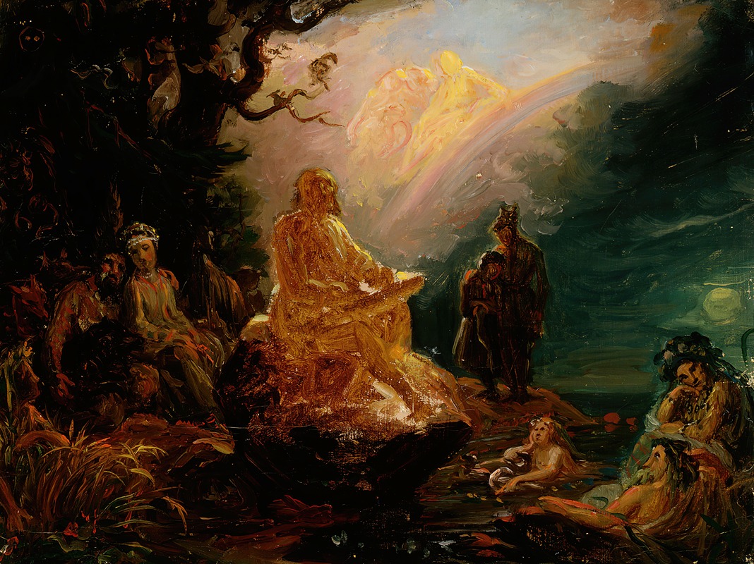 Väinämöinen's Call, Sketch by Роберт Вильгельм Экман — digital art print download