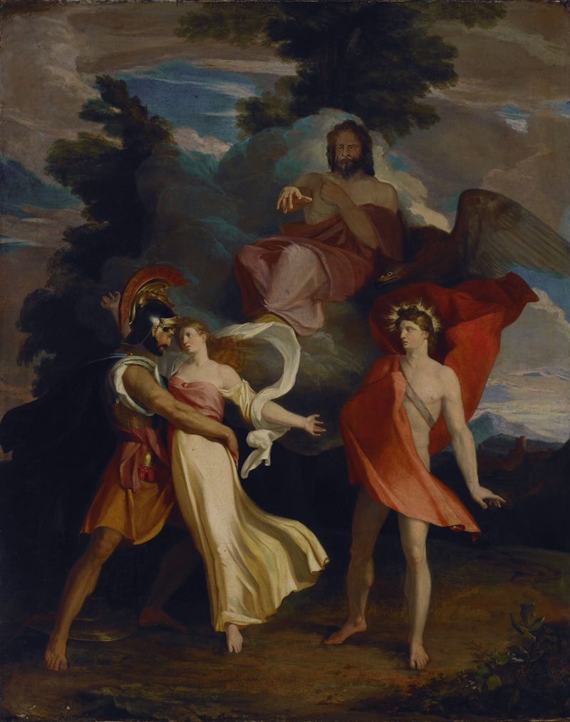The Judgment of Jupiter by Самуэль Финли Бриз Морс — digital art print download