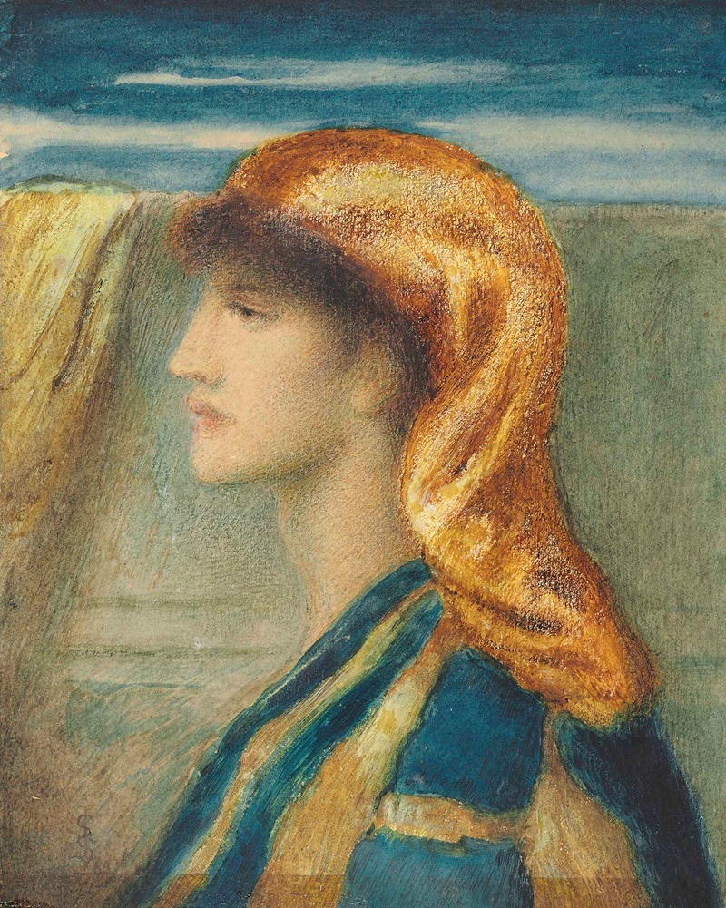 The Golden Headdress — Simeon Solomon