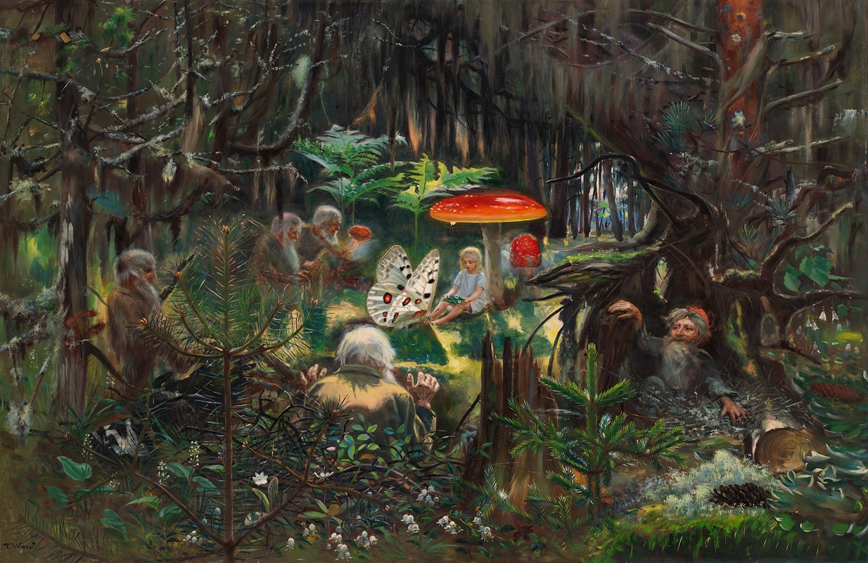 Fairy Tale Princess by Торстен Васастьерна, 1896 — digital art print download