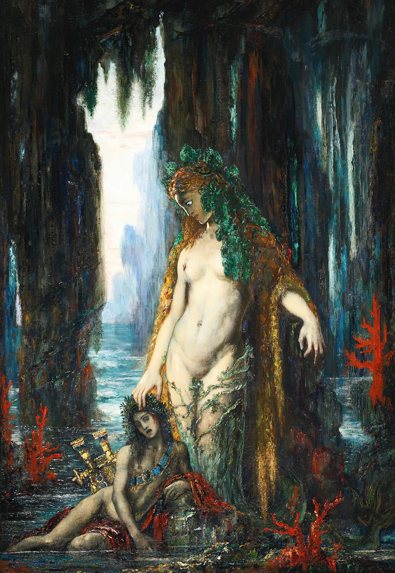 Le Poète Et La Sirène, 1893 — Gustave Moreau