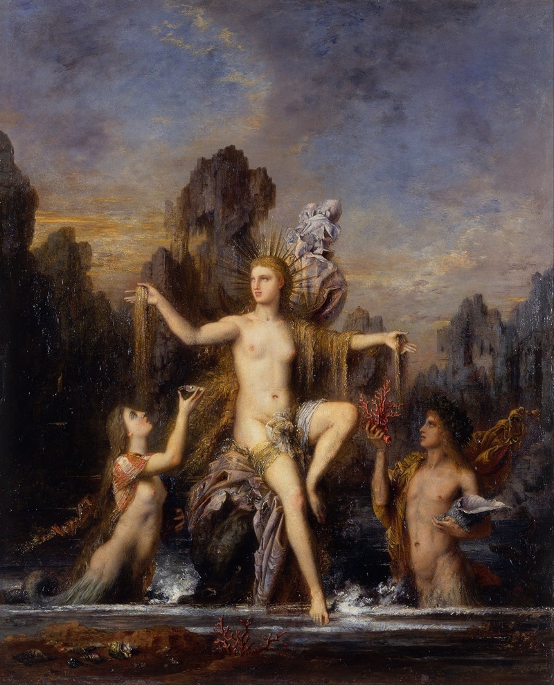 Venus Rising From The Sea — Гюстав Моро