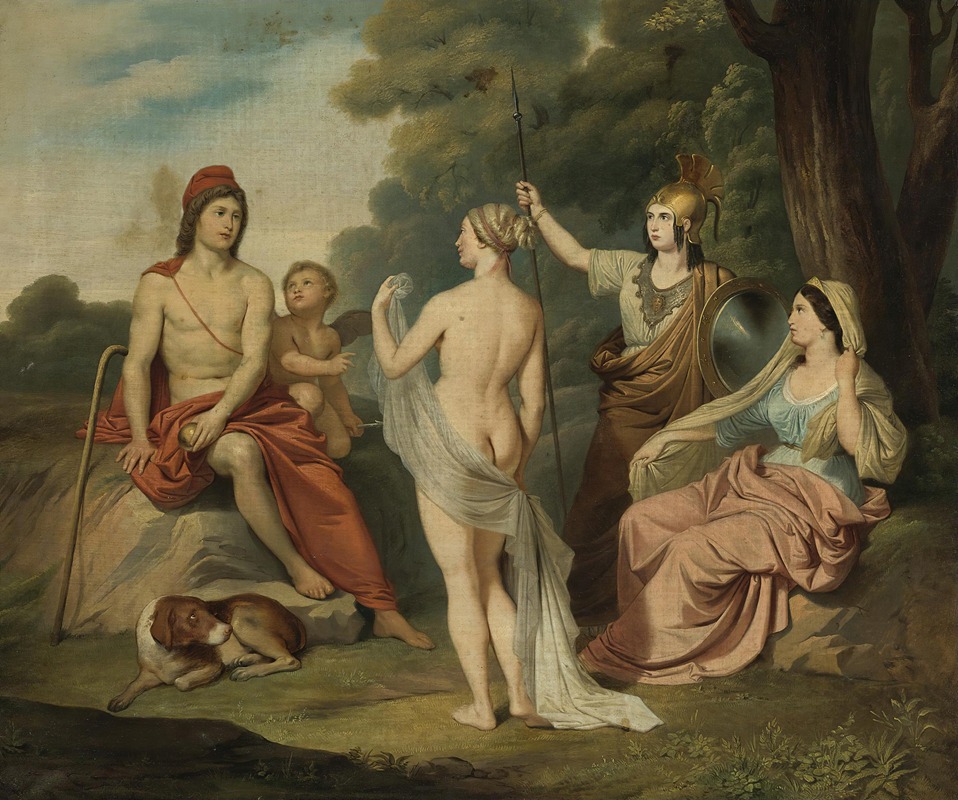 The Judgment Of Paris by Жак Луи Давид — digital art print download