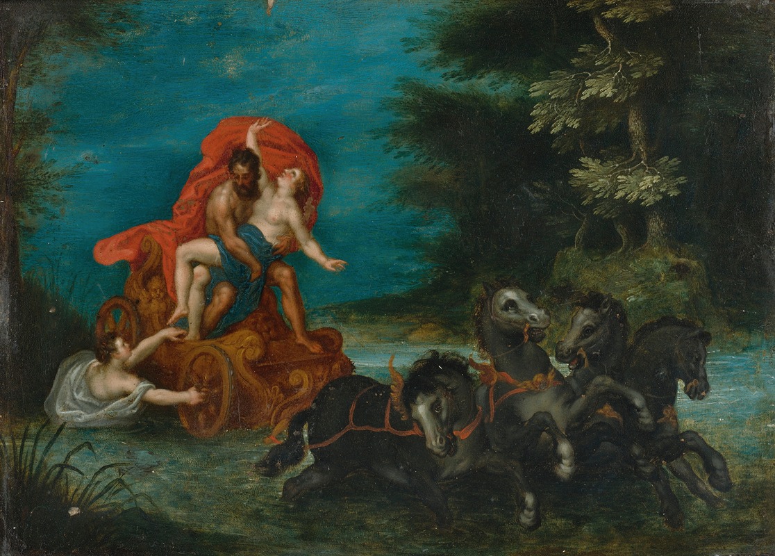The Rape Of Proserpina by Ян Брейгель Старший — digital art print download