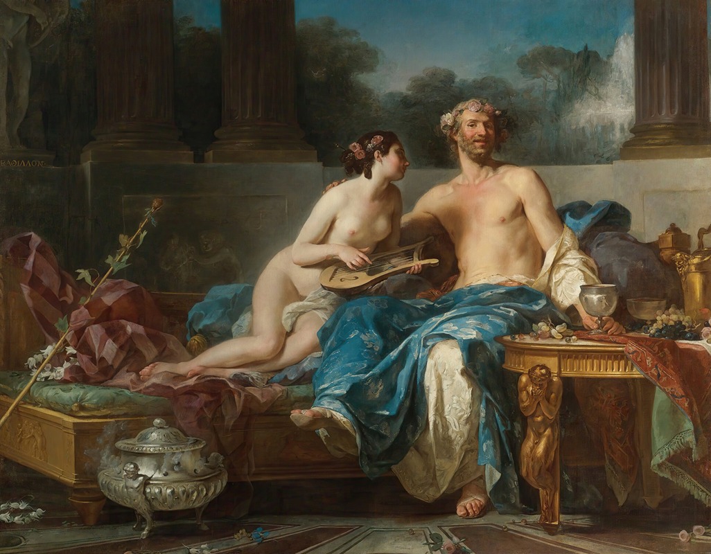 The Pleasures Of Anacreon — Jean Bernard Restout