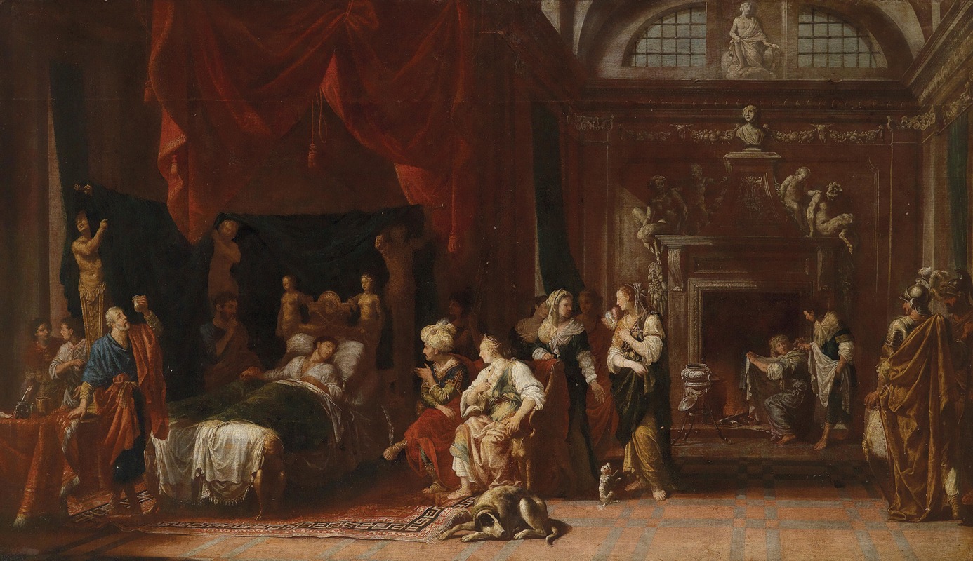 Antiochus Und Stratonike by Johann Heiss — digital art print download
