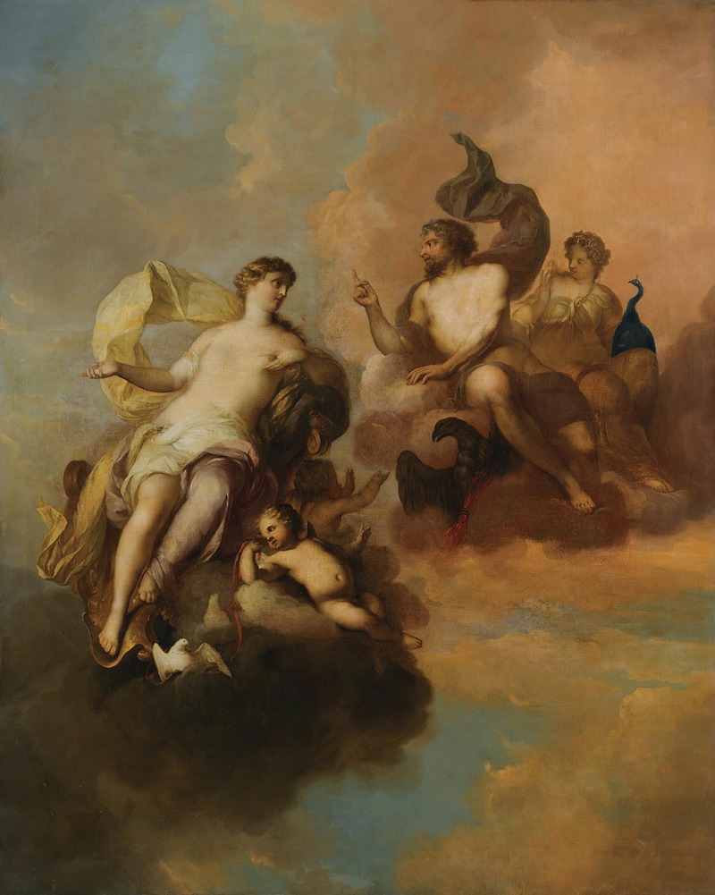 Jupiter, Hera And Venus by Mattheus Terwesten — digital art print download