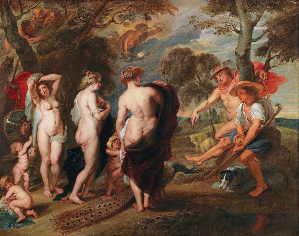 The Judgement Of Paris — Follower of Peter Paul Rubens