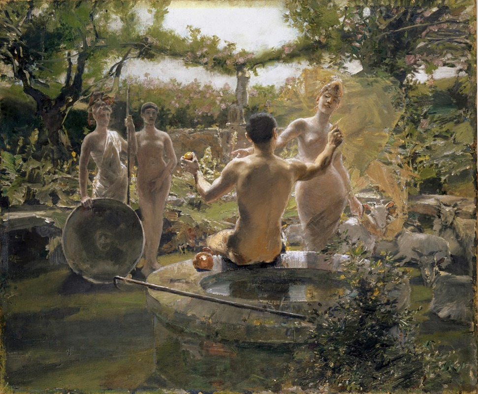 The Judgement of Paris — Albert von Keller