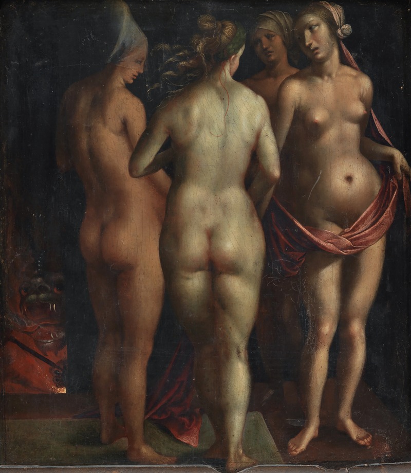 Venus and the Three Graces by Альбрехт Дюрер, 1496 – 1596 — digital art print download