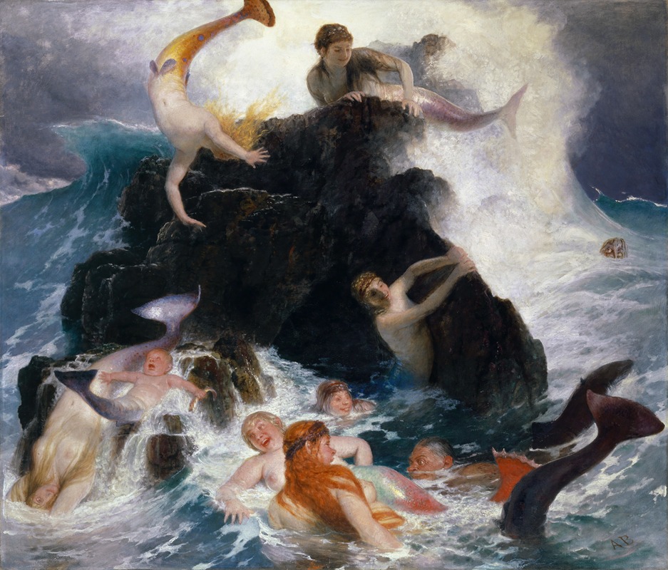 Play of the Nereides — Arnold Böcklin