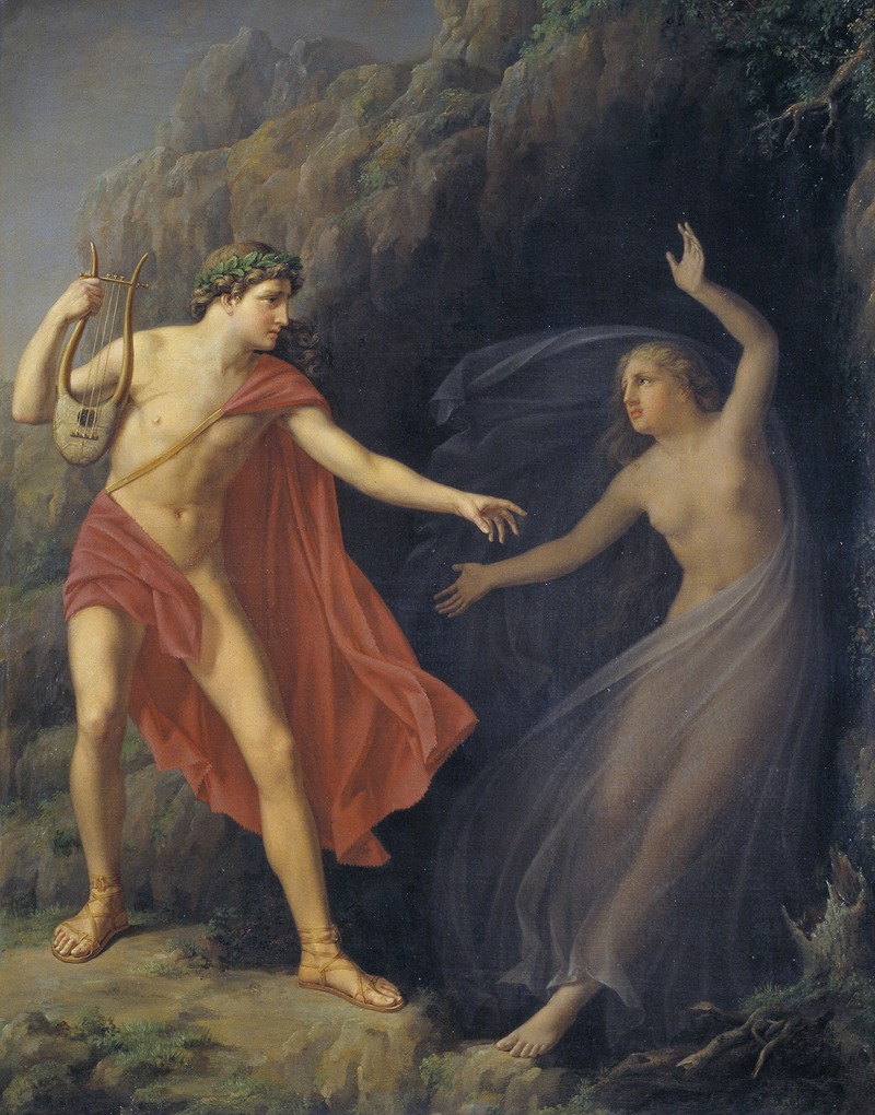 Orpheus and Eurydice by Карл Гус, 1826 — digital art print download