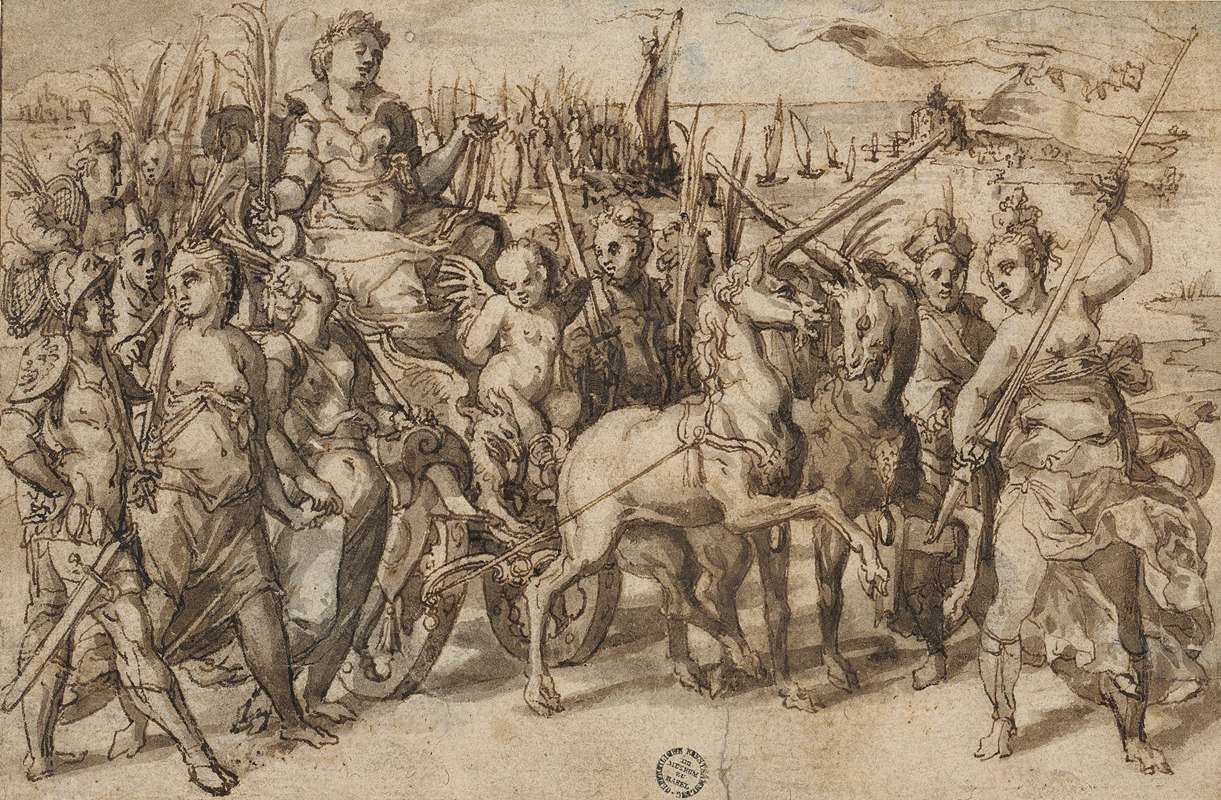 Triumph of chastity by Кристоф Мурер — digital art print download