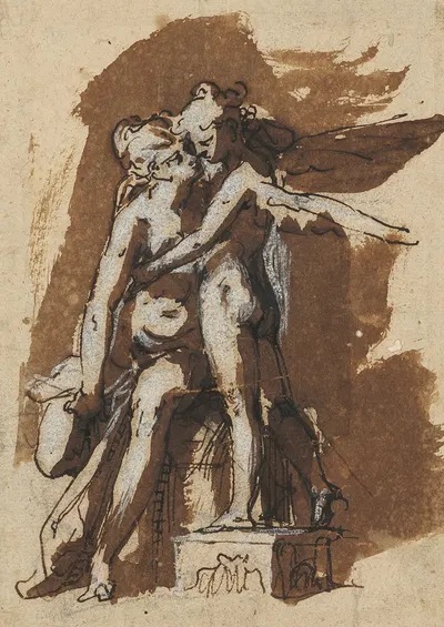 Venus und Cupido by Franz Aspruck — digital art print download