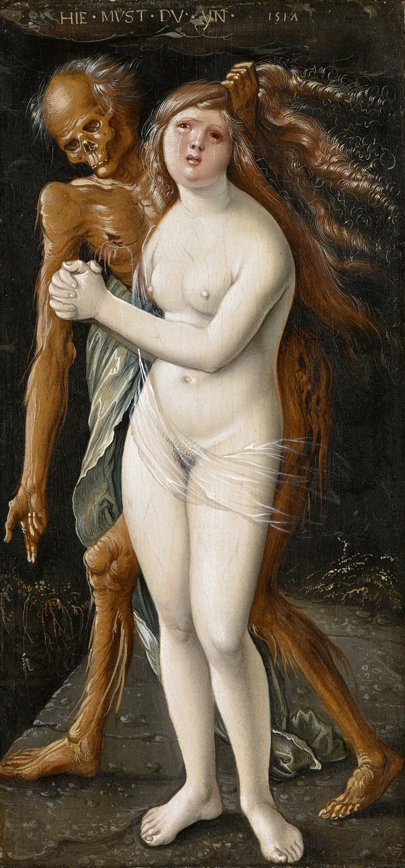 Death and the Maiden by Ханс Бальдунг, 1517 — digital art print download