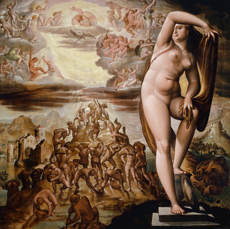 Allegory of Day by Ганс Бок старший, 1586 — digital art print download