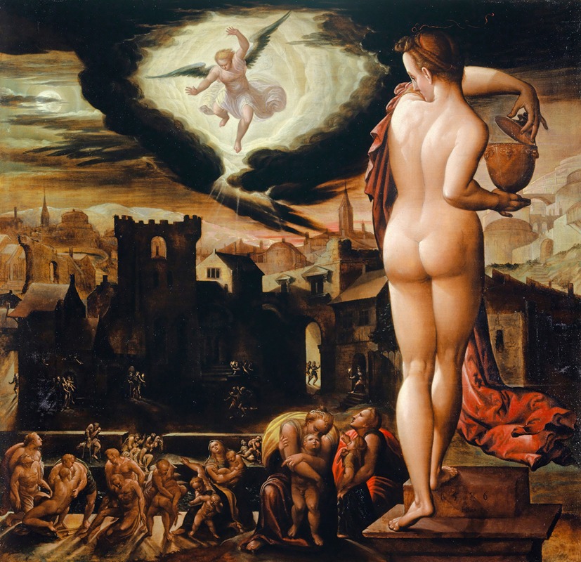 Allegory of Night by Ганс Бок старший, 1586 — digital art print download