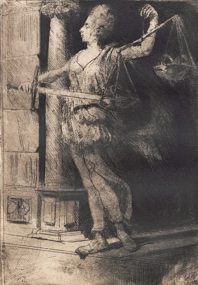 Justitia by Hans Nikolaj Hansen, 1884 – 1897 — digital art print download