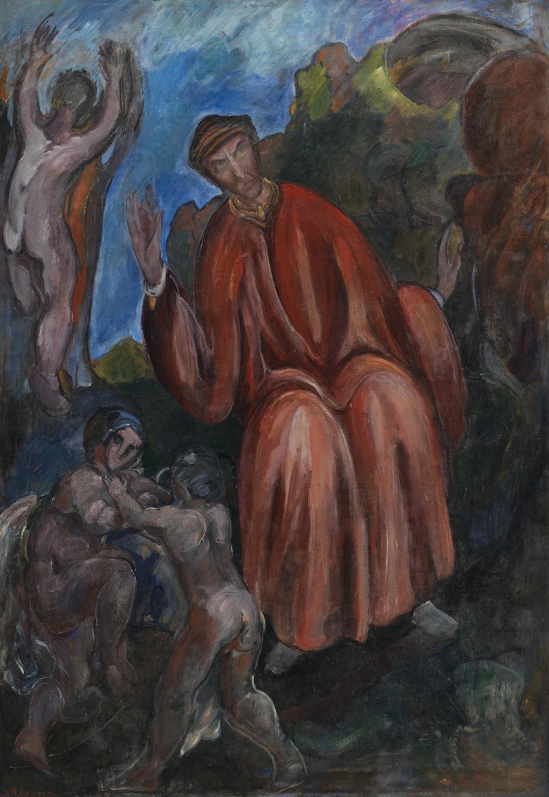 Dante. Prophets, Opus I by Йенс Адольф Ерихау, 1912 — digital art print download