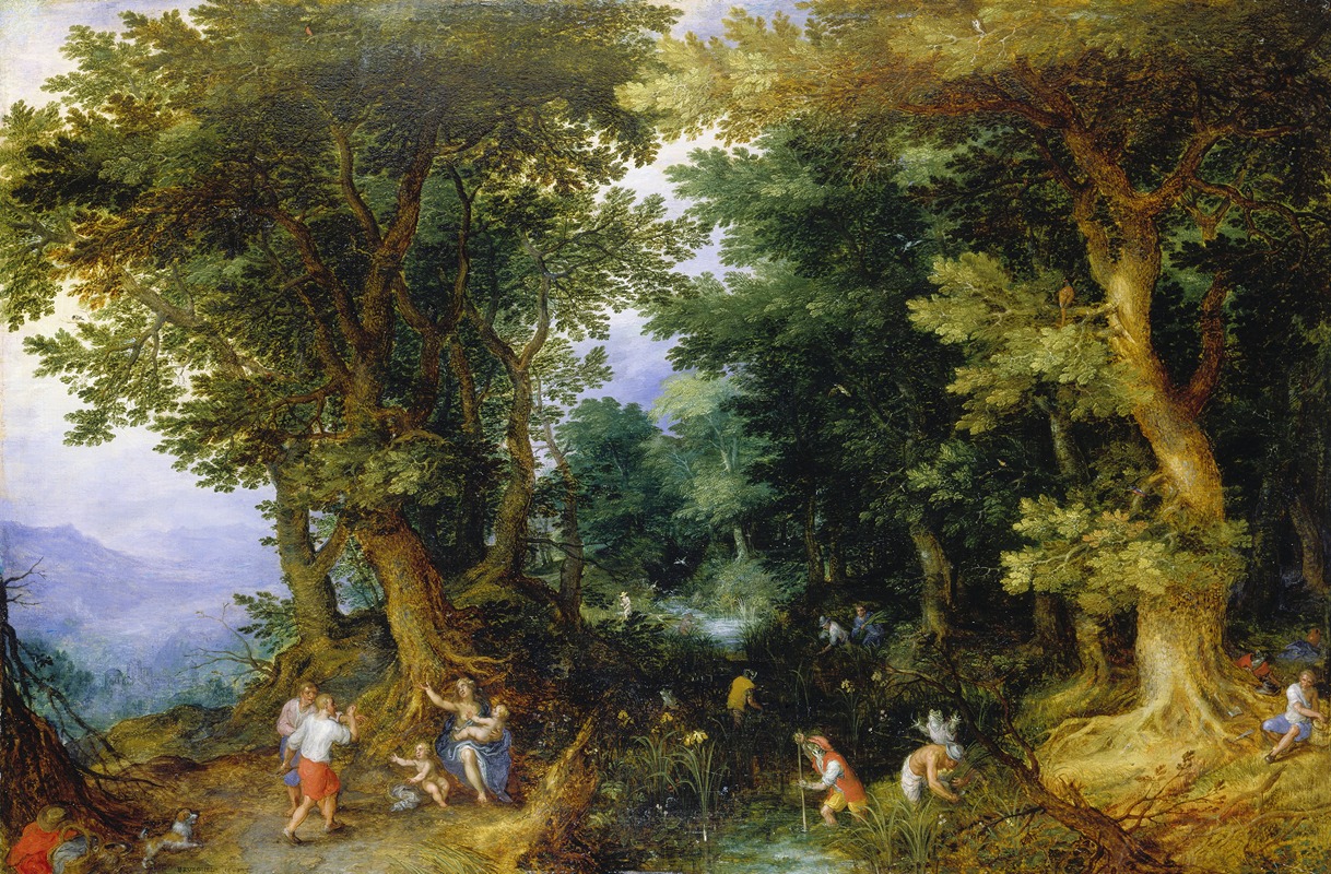 The Mocking of Latona — Jan Brueghel The Elder