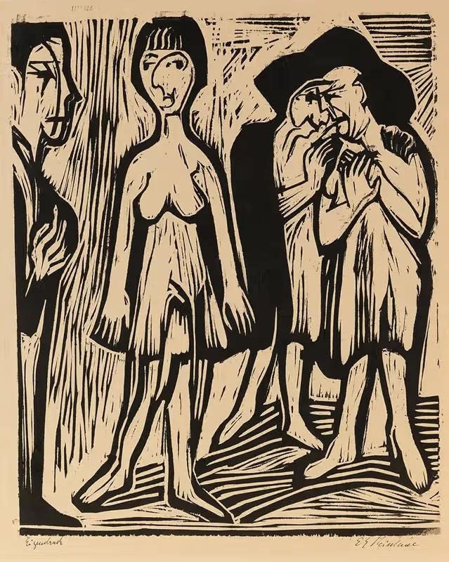 Решение by Эрнст Людвиг Кирхнер, 1926 — digital art print download