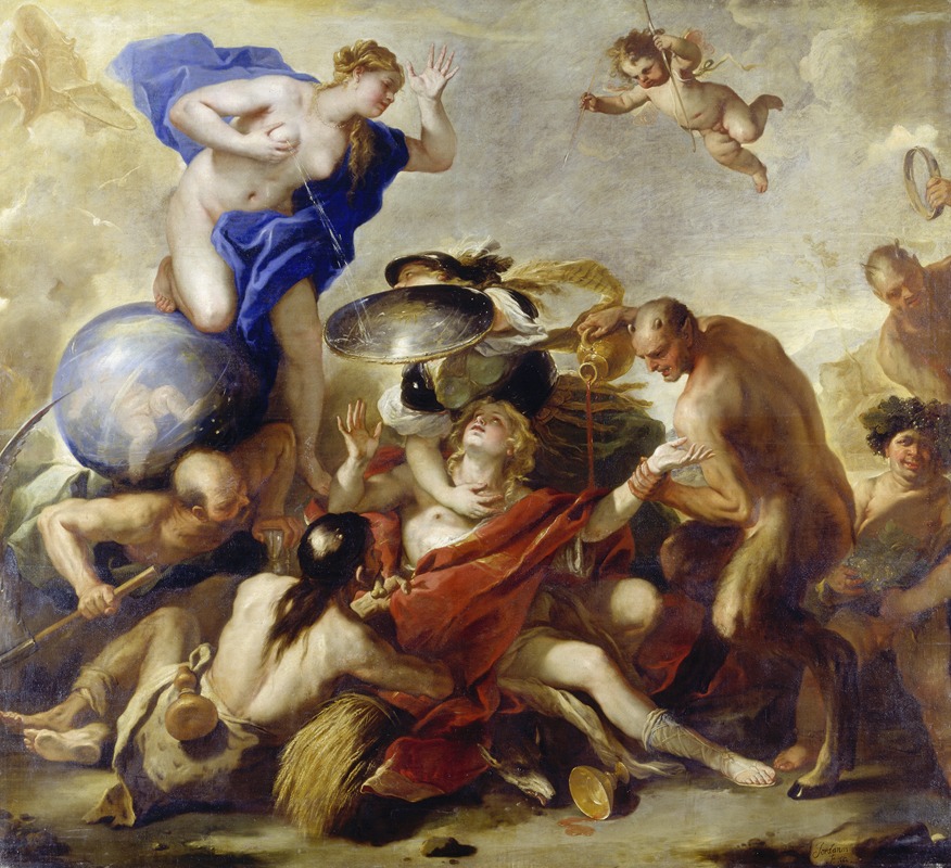 Youth Tempted by the Vices — Luca Giordano