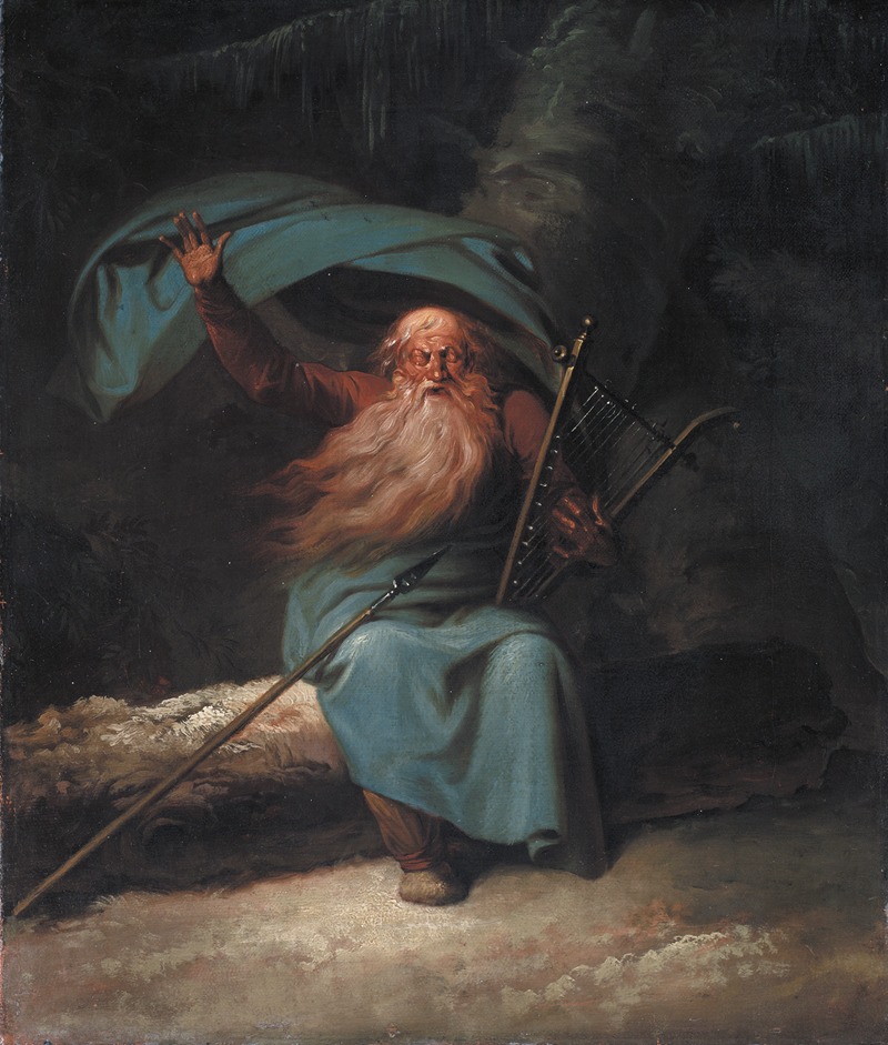 Ossian Singing His Swan Song — Nicolai Abildgaard